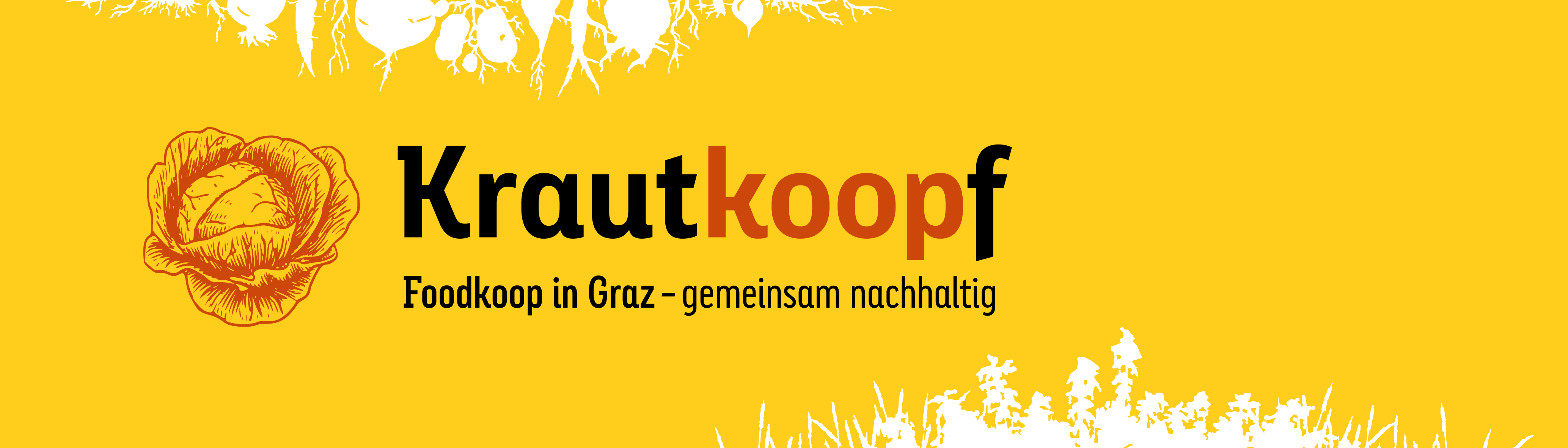 Krautkoopf Logo. Foodkoop in Graz - gemeinsam nachhaltig.