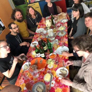 Klausurtagung 2022 Mittagspause bei der Klausurtagung 2022